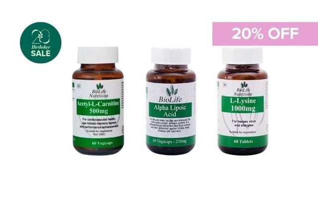 20% Off Select Biolife Supplements Cover Image